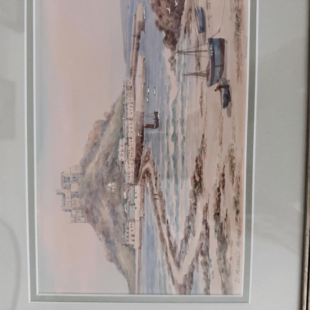 Vintage Rare Original Art T.H. Victor Cornwall Watercolor Paintings - Set of 3 F - Picture 15 of 15